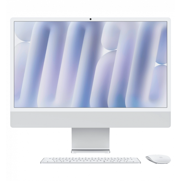 iMac 24" Retina 4.5K Apple M4/8CPU/8GPU/16GB/256GB SSD/Silver 2024 (MWUC3)