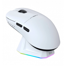 Ігрова бездротова миша Ajazz  AJ159PRO -3 Mod-White-3395-8K Charging Dock