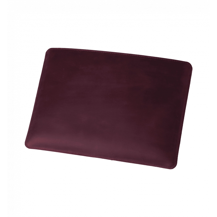 Шкіряний чохол INCARNE Gamma Plus MacBook Air 13" 2018-2022 бордо