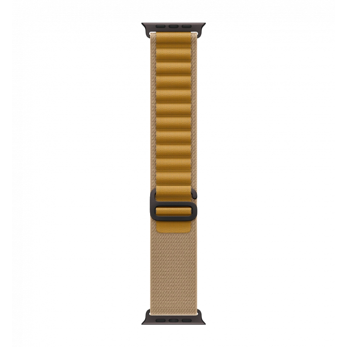 Apple Watch Ultra 2 49mm GPS + LTE Black Titanium Case with Tan Alpine Loop Small (MYTF3, MYQ03)