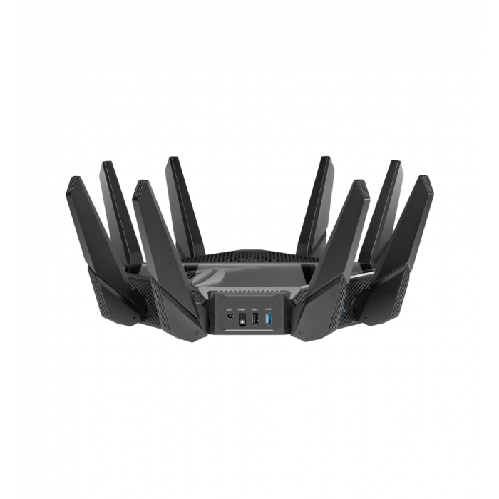 Маршрутизатор ASUS GT-AXE16000 AXE16000, 4xGE LAN, 1x2.5GE WAN, 2x10GE LAN/WAN, 1xUSB3.2, 1xUSB2.0,