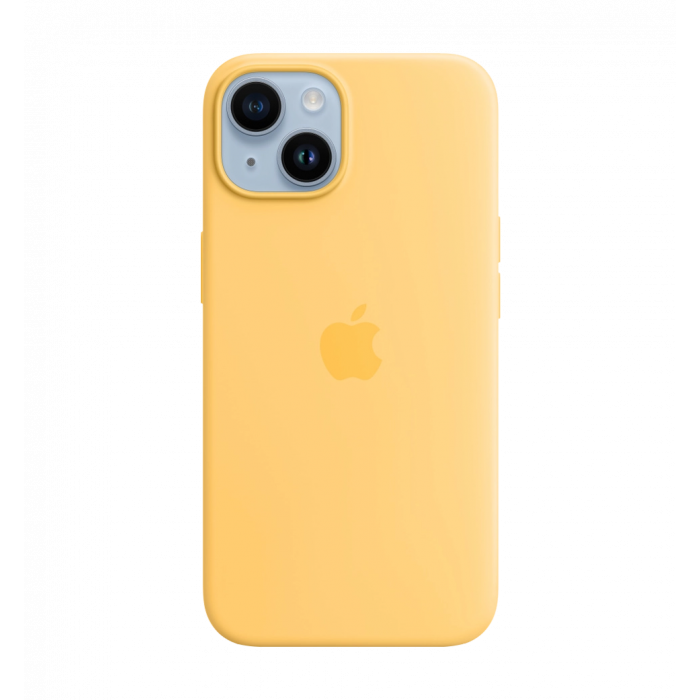 Чохол Силіконовий iPhone 14 Silicone Case with MagSafe Sunglow (MPT23)