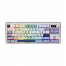 Клавіатура механічна бездротова Ajazz AK870 PLUS Murad Switch RGB Wireless/Bluetooth/USB White