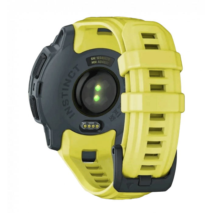 Смарт-годинник Garmin Instinct E 45mm Electric Lime with Electric Lime Band (010-02933-01) UA