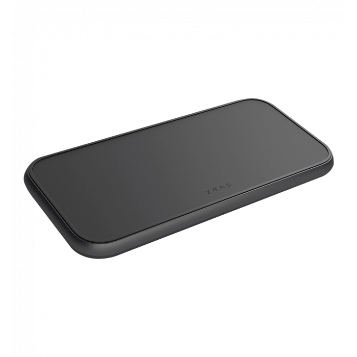 Зарядна станція Zens Dual 5 Coil Aluminium Wireless Charger Black USB-C 45W PD (ZEDC11B/00)