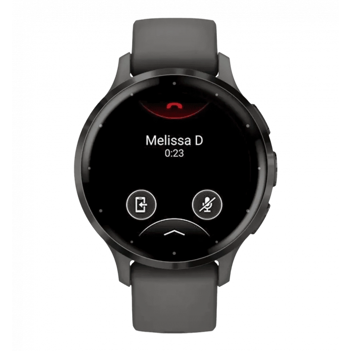 Смарт-годинник Garmin Venu 3S Slate S. Steel Bezel w. Pebble Gray Case and S. Band (010-02785-00)