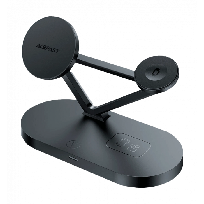 Бездротовий ЗП Acefast E9 Desktop 3in1 Wireless Charging Series (Black)