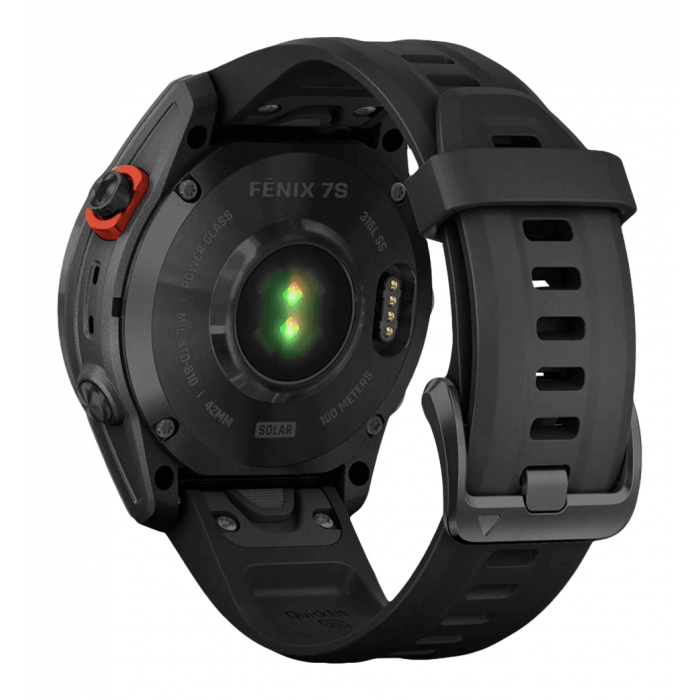 Смарт-годинник Garmin Fenix 7S Solar Slate Gray with Black Band (010-02539-12/13)