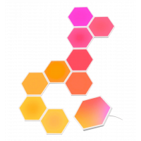 Набір настінних світильників Govee H6061 Glide Hexa Light Panels, 10шт, RGBIC, WI-FI/Bluetooth, білий