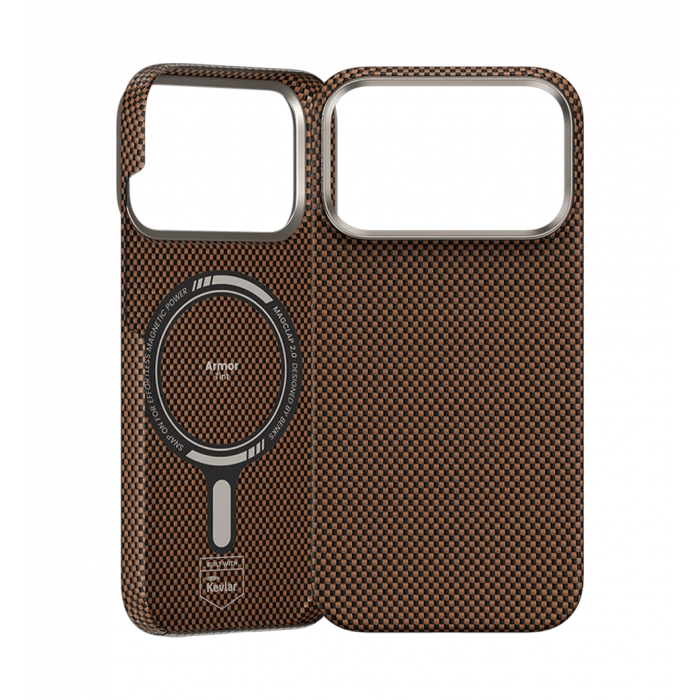 Чохол Benks ArmorTint C3 Magnetic Case Kevlar® Fiber iP17 Pro Max Gold