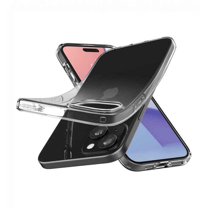 Чохол Spigen для Apple iPhone 15 Plus Liquid Crystal, Crystal Clear (ACS06647)
