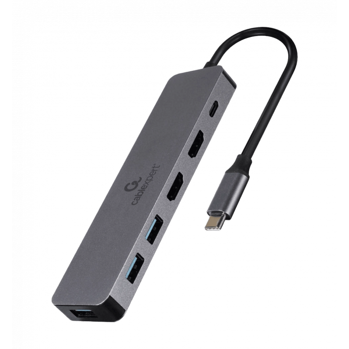 Адаптер Cablexpert A-CM-COMBO3-03, USB Type-C 3-в-1