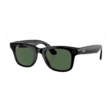 Ray-Ban Meta Wayfarer Large Shiny Black G15 Green Lens (RW4008 601SM153)