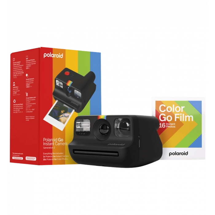 Камера моментального друку Polaroid Go Gen 2 Black (009096) +16 instant photos