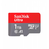 Карта пам'яті SanDisk microSDXC 1TB UHS-I V30 Class 10 Ultra A1 W150MB/s + SD-адаптер (SDSQUAC-1T00-GN6MA)
