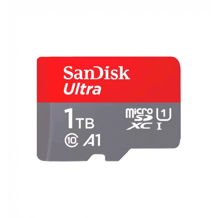 Карта пам'яті SanDisk microSDXC 1TB UHS-I V30 Class 10 Ultra A1 W150MB/s + SD-адаптер (SDSQUAC-1T00-GN6MA)