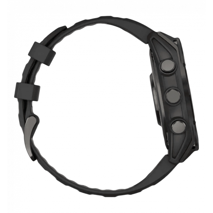 Спортивний годинник Garmin Fenix 8 47mm AMOLED Sapphire Carbon Gray DLC Titanium w. Black/Pebble Gray S. Band (010-02904-20/2 UA)
