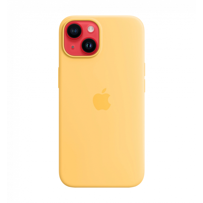 Чохол Силіконовий iPhone 14 Silicone Case with MagSafe Sunglow (MPT23)