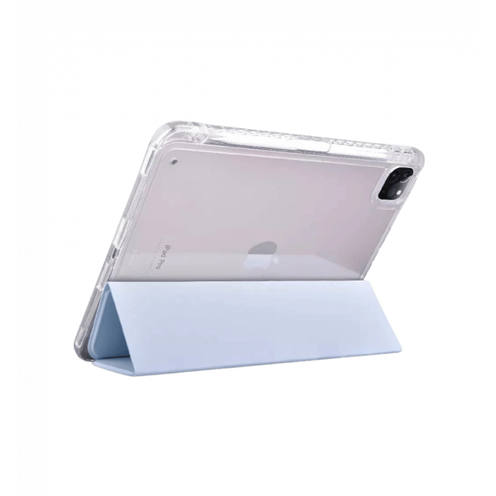 Чохол Comma для iPad Pro 13" [2024] Joy PU Case with Pen Holder Series (Light Blue)