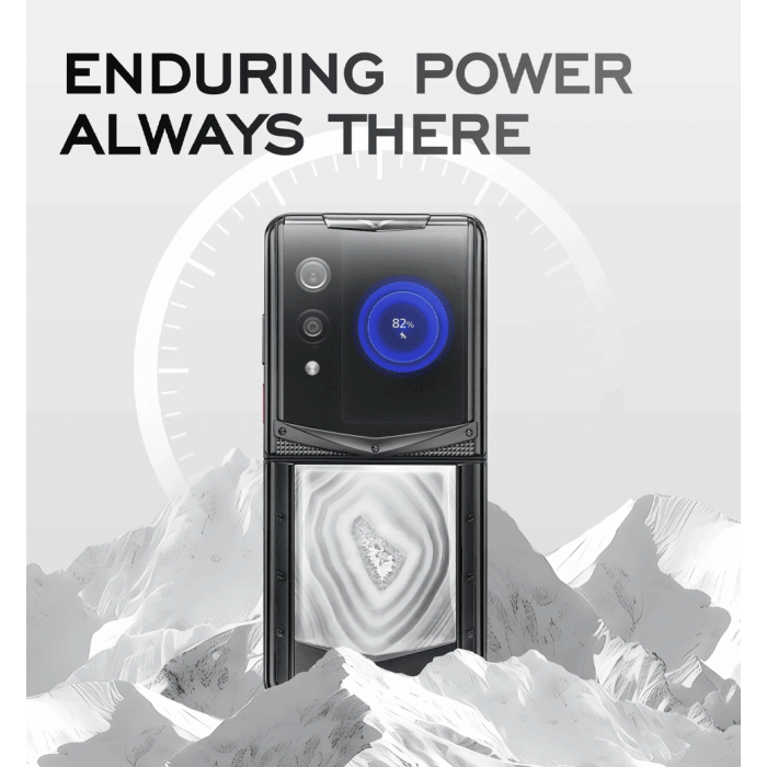 Vertu Quantum Flip Cyber – Celestial Dark (Agate Exclusive Package)