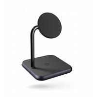 Зарядна станція Zens Magnetic 3-in-1 Aluminium Wireless Charger Black (ZEDC19B/00)