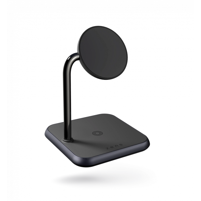 Зарядна станція Zens Magnetic 3-in-1 Aluminium Wireless Charger Black (ZEDC19B/00)