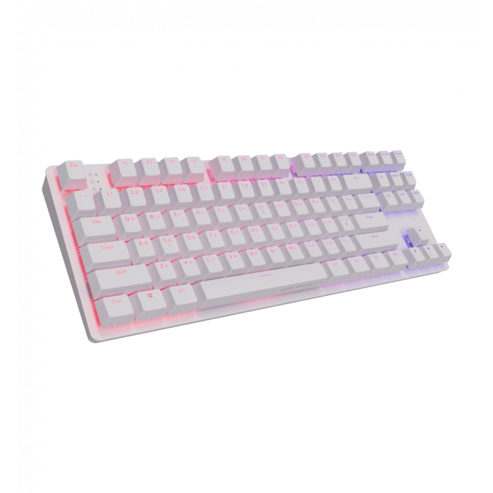 Ігрова клавіатура DARK PROJECT KD87A Mech. g3ms Sapphire ENG/UA White (DPO-KD-87A-100300-GMT)