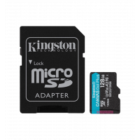 Memory card Kingston Canvas Go Plus 128Gb class 10 A2 V30 (R170MB/s, W90MB/s)
