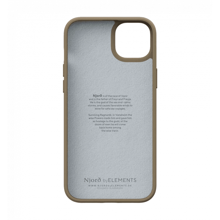 Чохол Njord Suede Comfort+ Case Camel for iPhone 14 Plus (NA42CM04)