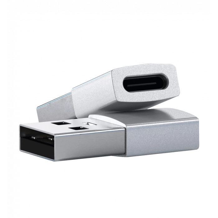 Перехідник Satechi Type-A to Type-C Adapter Silver (ST-TAUCS)
