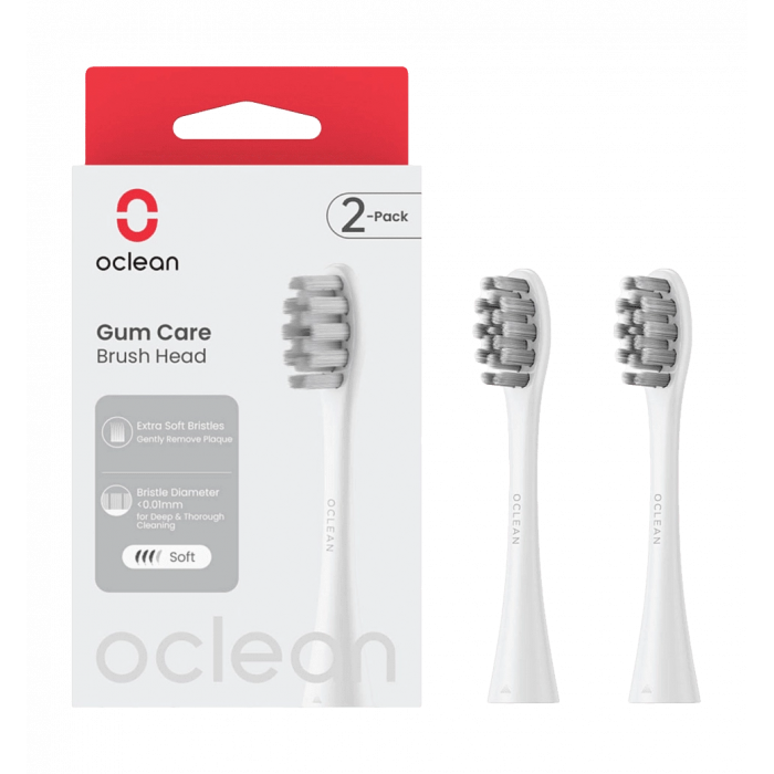 Насадка для зубной электрощетки Oclean Brush Head Gum Care- 2 шт White ( 6970810554212)