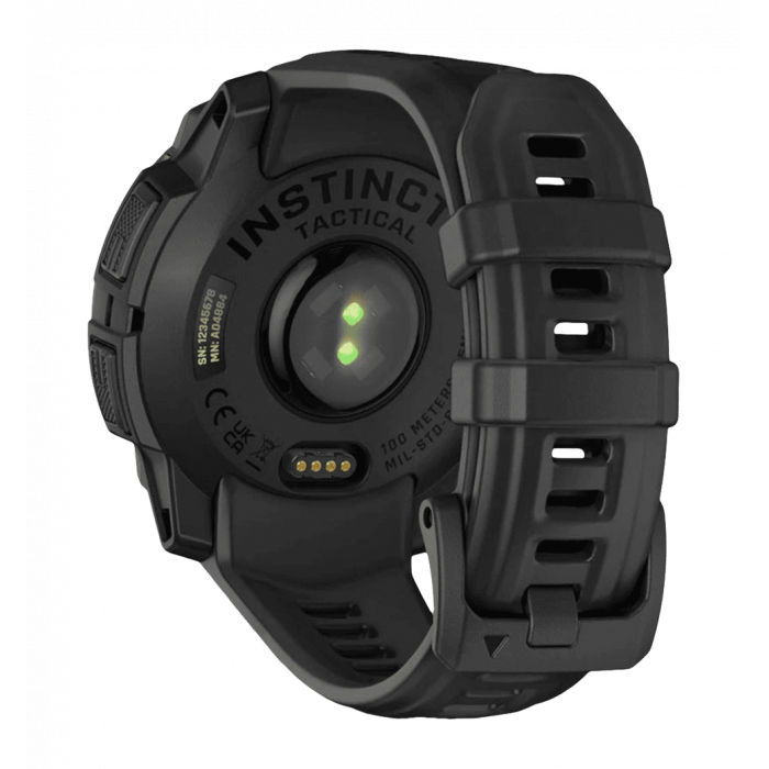 Смарт-годинник Garmin Instinct 3 45 mm Solar Tactical Edition Black with Black Band (010-02934-50)