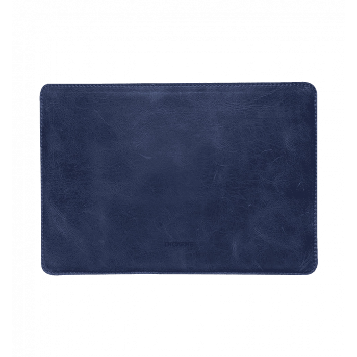 Шкіряний чохол INCARNE Gamma Plus MacBook Air 13" 2018-2022 синій