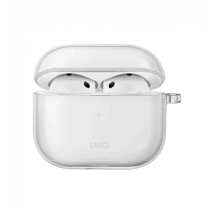 Чохол UNIQ Glase для AirPods 4 glossy clear (UNIQ-AIRPODS(2024)-GLSCLR)