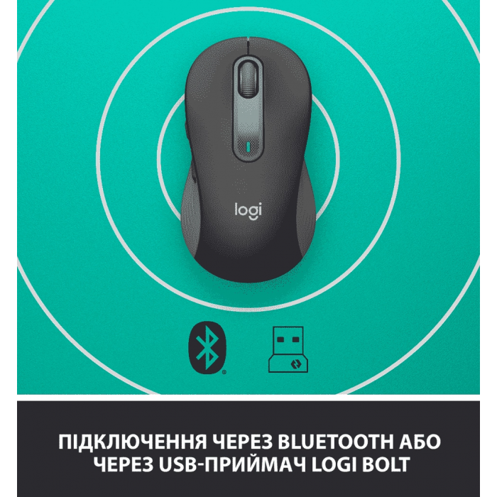 Миша LOGITECH Signature M650 L Wireless Graphite (910-006236)