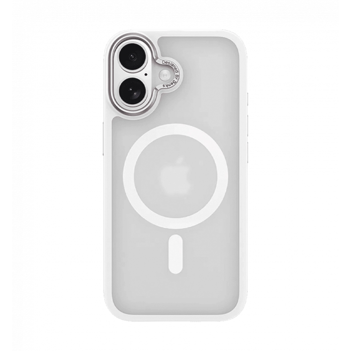 Чохол Benks Mist Magnetic Case for iPhone 17 (White/ Metal Frame)