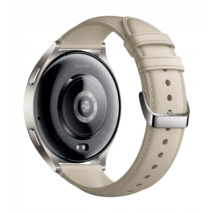 Смарт-годинник Xiaomi Watch 2 Titan Gray Case White Leather Strap (BHR9306GL)