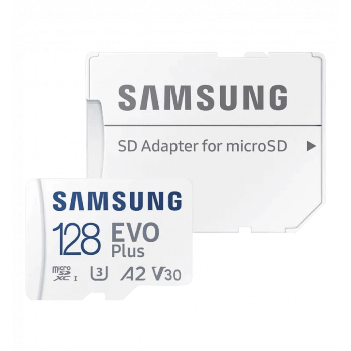 Memory card Samsung 128 GB microSDXC Class 10 UHS-I U3 EVO Plus + SD Adapter (MB-MC128SA/EU)
