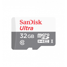 Карта пам'яті SanDisk MicroSDXC 32GB UHS-I Class 10 Ultra + SD adapter (SDSQUNR-032G-GN3MA)