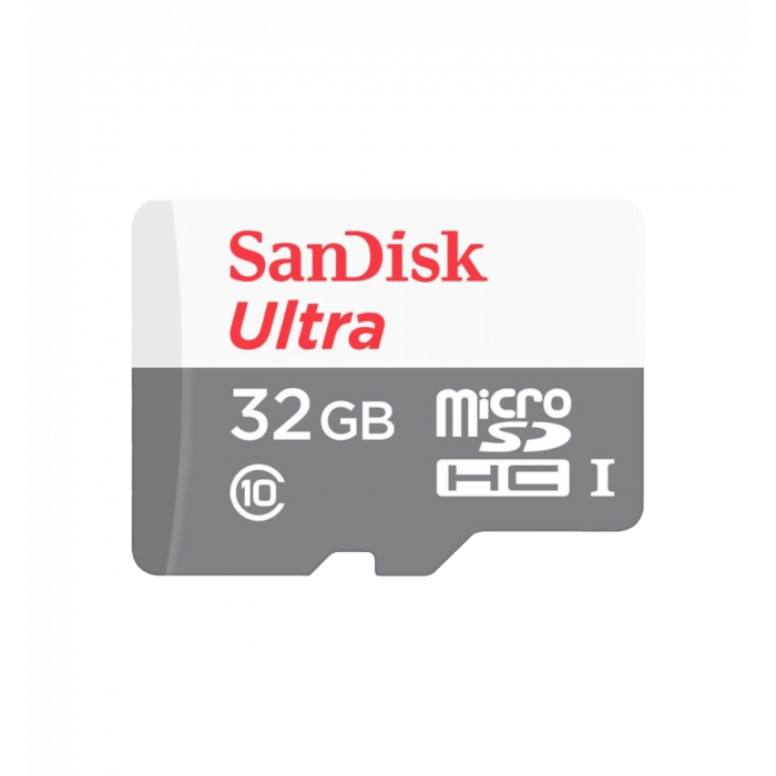 Карта пам'яті SanDisk MicroSDXC 32GB UHS-I Class 10 Ultra + SD adapter (SDSQUNR-032G-GN3MA)
