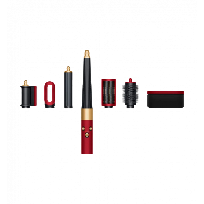 Стайлер для прямого волосся Dyson Airwrap i.d. Multi-Styler and Dryer Straight+Wavy Red Velvet/Gold (596926-01)