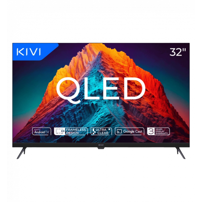 Телевізор KIVI 32", FHD, Android TV11 32F770QB