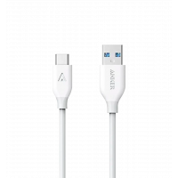 Кабель ANKER Powerline USB-C to USB-A 3.0 - 0.9м V3 (White)