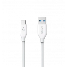 Кабель ANKER Powerline USB-C to USB-A 3.0 - 0.9м V3 (White)