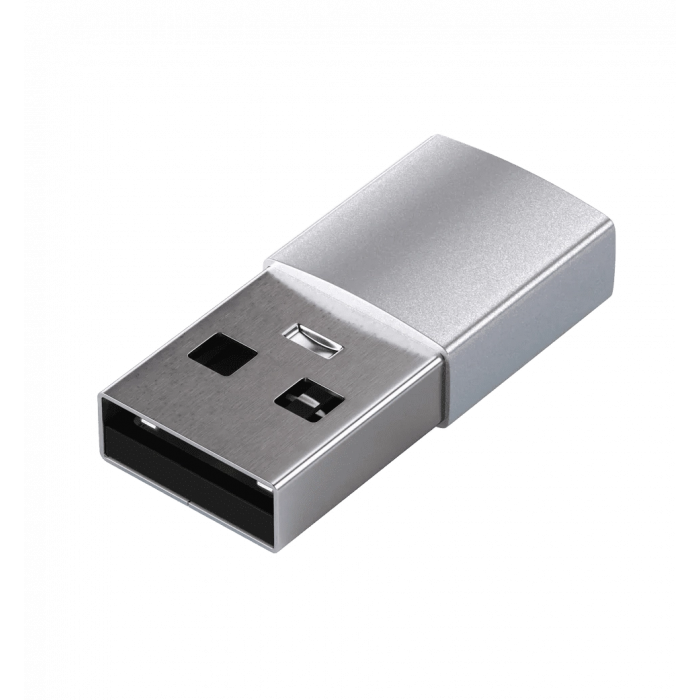 Перехідник Satechi Type-A to Type-C Adapter Silver (ST-TAUCS)