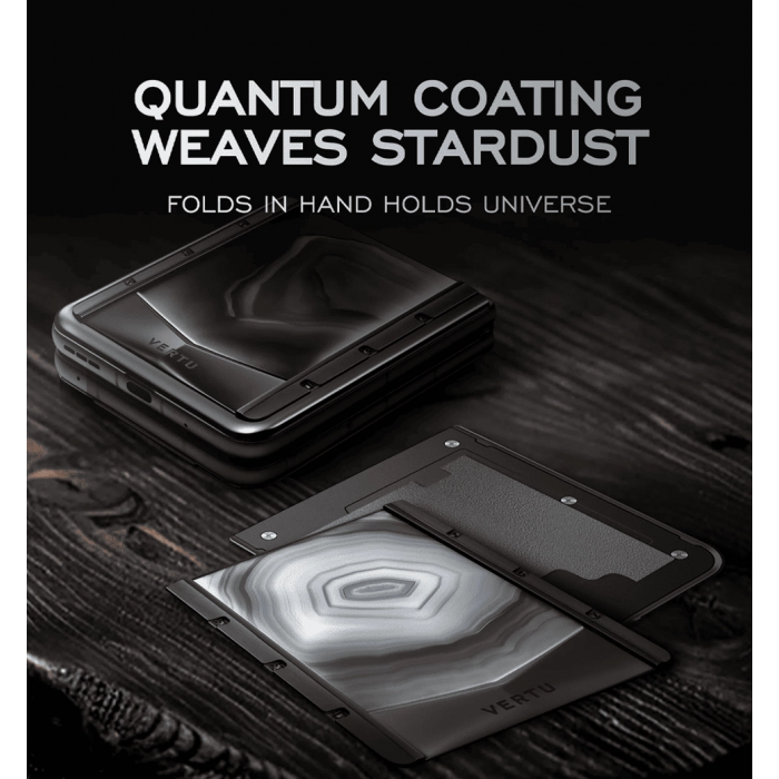 Vertu Quantum Flip Cyber – Celestial Dark (Agate Exclusive Package)