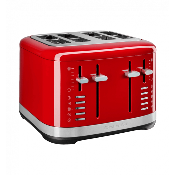 KitchenAid 5KMT4109EER 4-slot toaster red