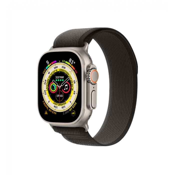 Ремінець Wiwu для Apple Watch 38/40/41mm Trail Loop Black-Grey
