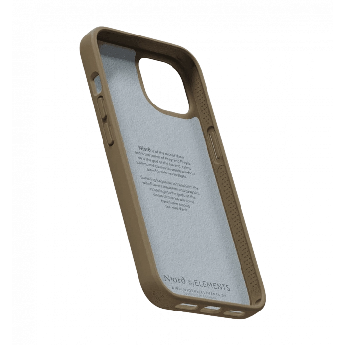 Чохол Njord Suede Comfort+ Case Camel for iPhone 14 Pro (NA43CM04)