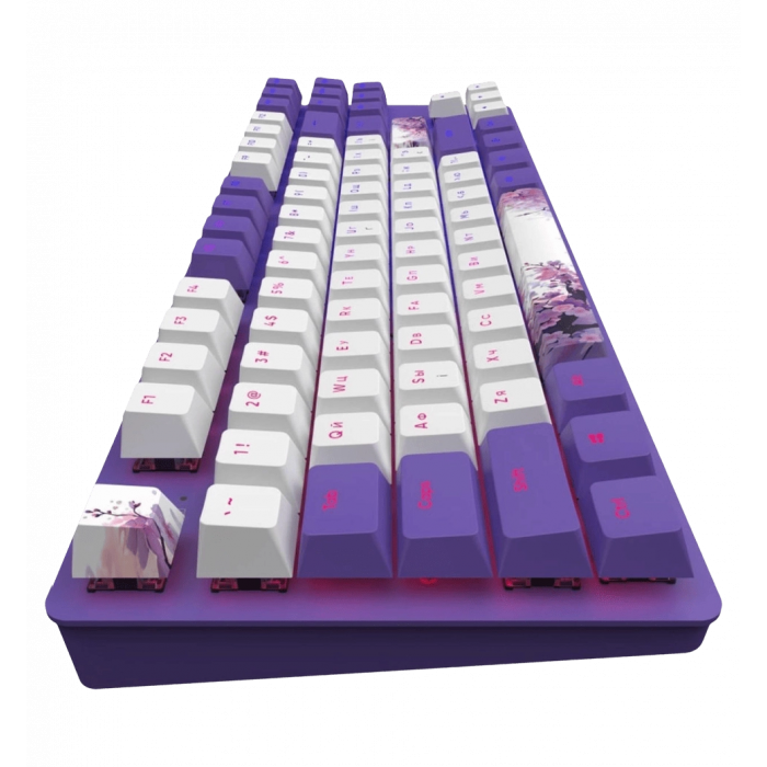 Ігрова клавіатура DARK PROJECT One - 87 Violet Horizons - RGB ANSI ENG/UA (DPO87_GSH_DPUP_ANSI_UA) NEW